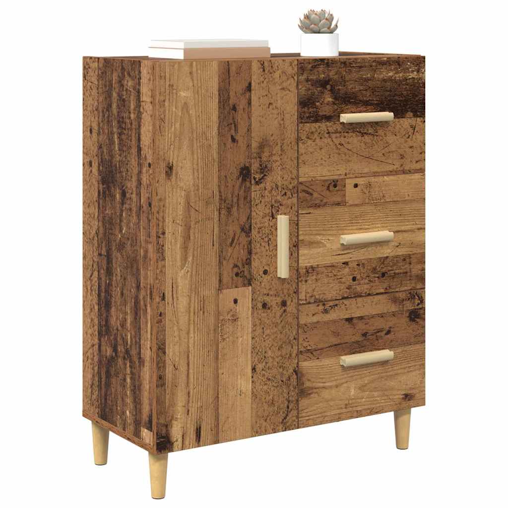 Sideboard Gammelt træ 34 x 69,5 x 90 cm Konstrueret træ