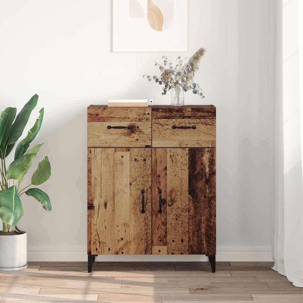 Sideboard Gammelt træ 34 x 69.5 x 90 cm Konstrueret træ