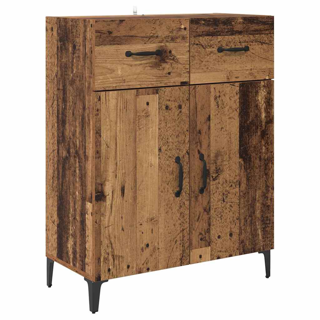 Sideboard Gammelt træ 34 x 69.5 x 90 cm Konstrueret træ