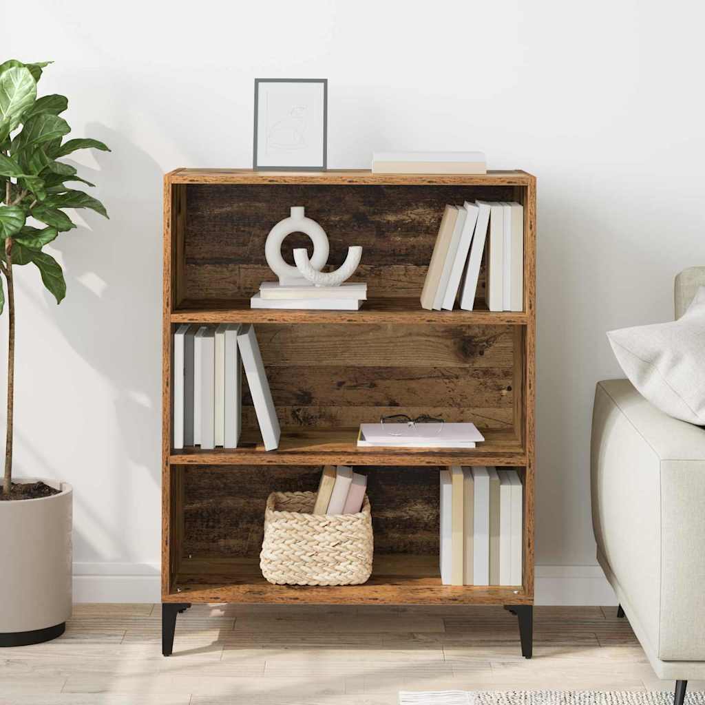 Sideboard Gammelt træ 32,5 x 69,5 x 90 cm Konstrueret træ