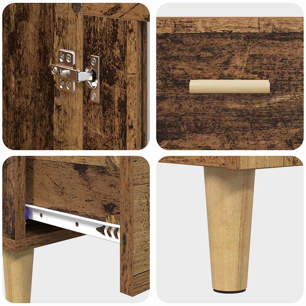 Highboard Gammelt træ 70 x 31 x 115 cm Konstrueret træ