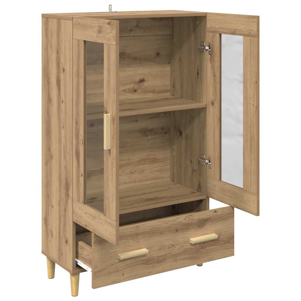 Highboard Artisan Egetræ 70 x 31 x 115 cm Konstrueret træ