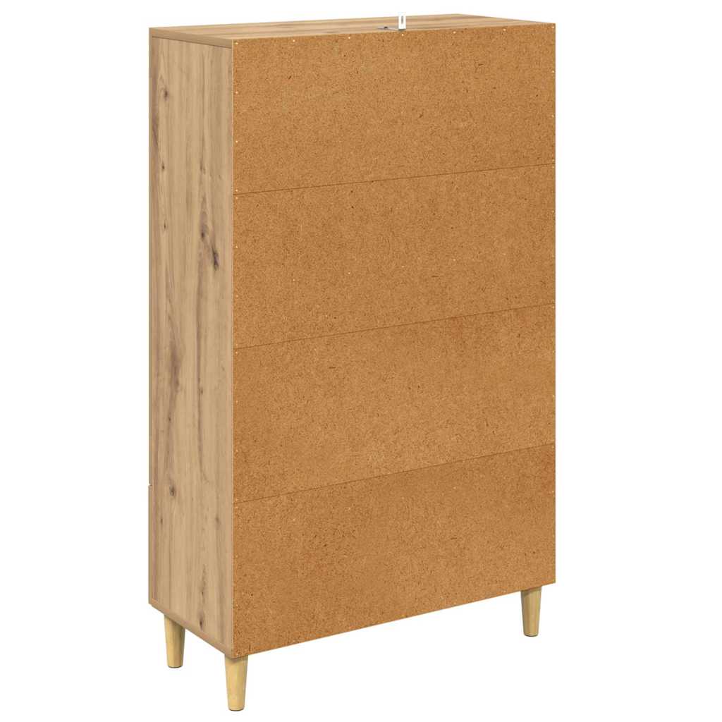 Highboard Artisan Egetræ 70 x 31 x 115 cm Konstrueret træ