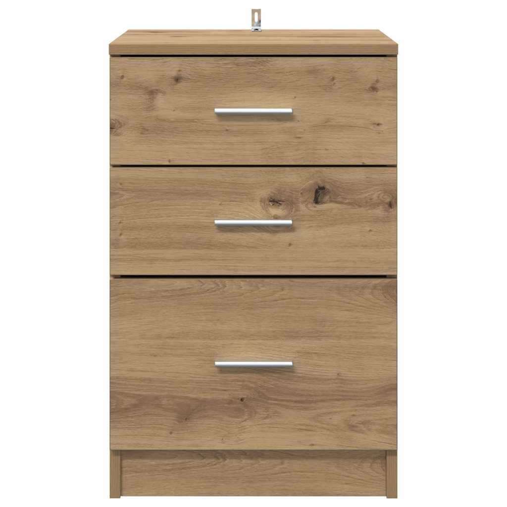 Natskab med skuffe artisan eg 40 x 40 x 63 cm Konstrueret træ