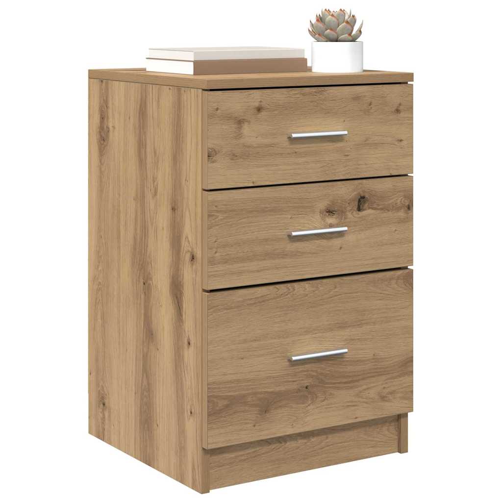 Natskab med skuffe artisan eg 40 x 40 x 63 cm Konstrueret træ
