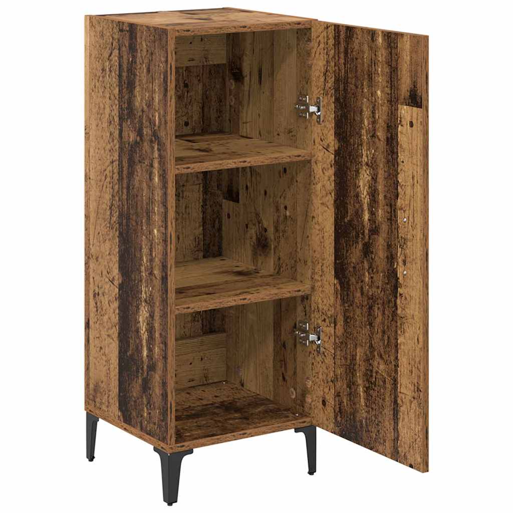 Sideboard Gammelt træ 34.5 x 34 x 90 cm Konstrueret træ