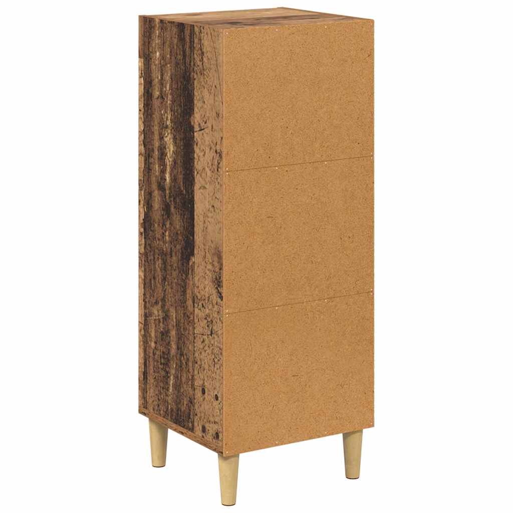 Sideboard Gammelt træ 32.5 x 34.5 x 90 cm Konstrueret træ