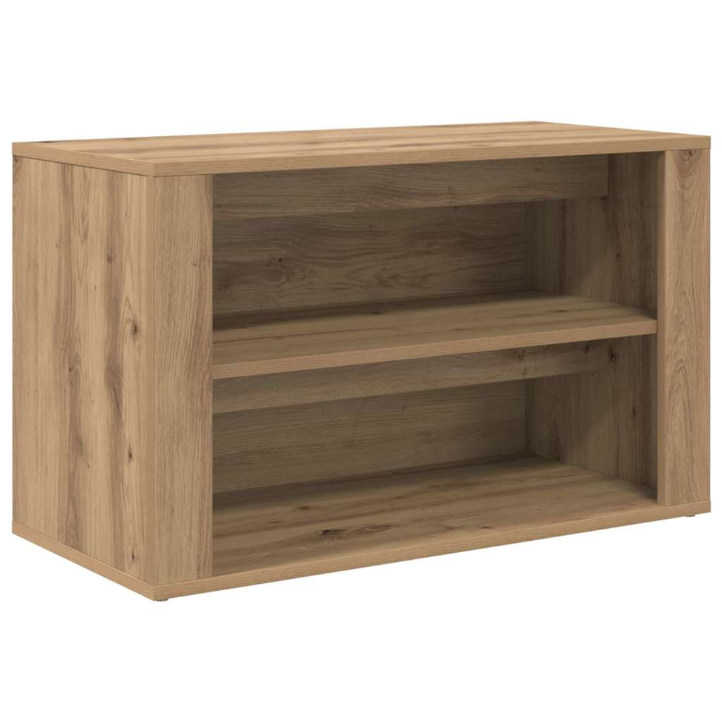 Skostativ med hylde artisan eg 75 x 35 x 45 cm Konstrueret træ