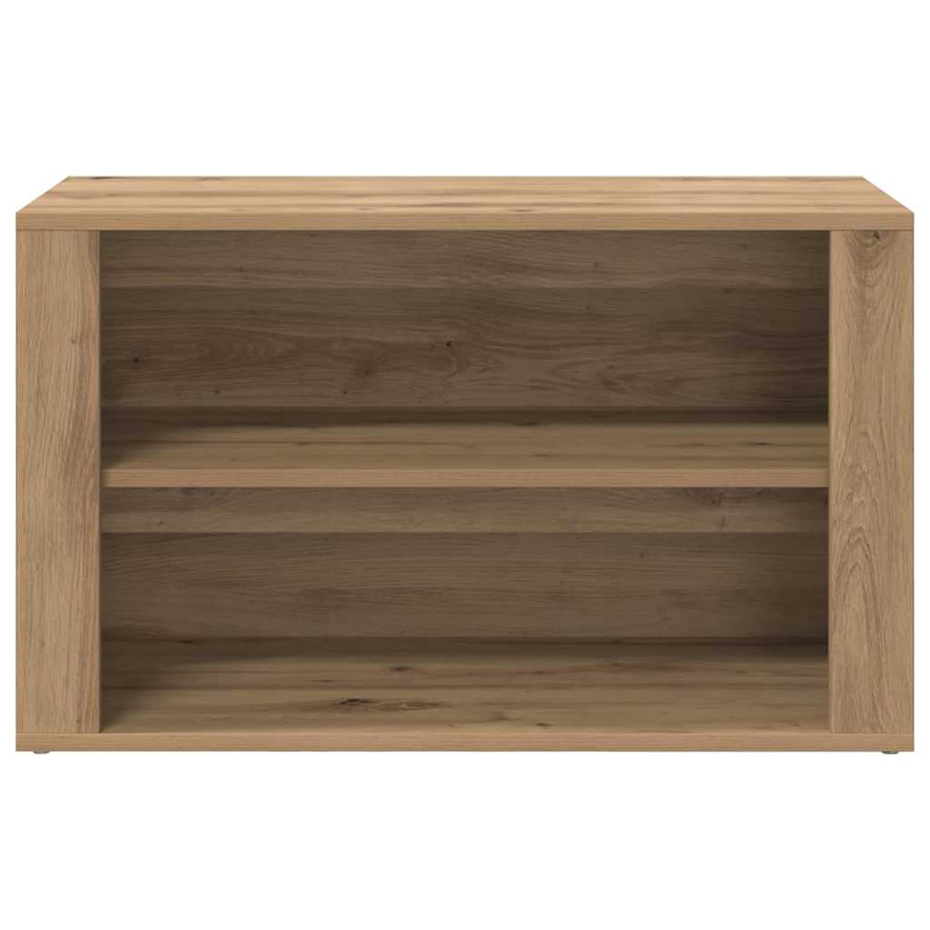 Skostativ med hylde artisan eg 75 x 35 x 45 cm Konstrueret træ