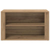 Skostativ med hylde artisan eg 75 x 35 x 45 cm Konstrueret træ