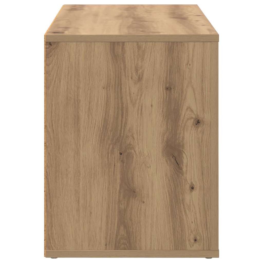 Skostativ med hylde artisan eg 75 x 35 x 45 cm Konstrueret træ