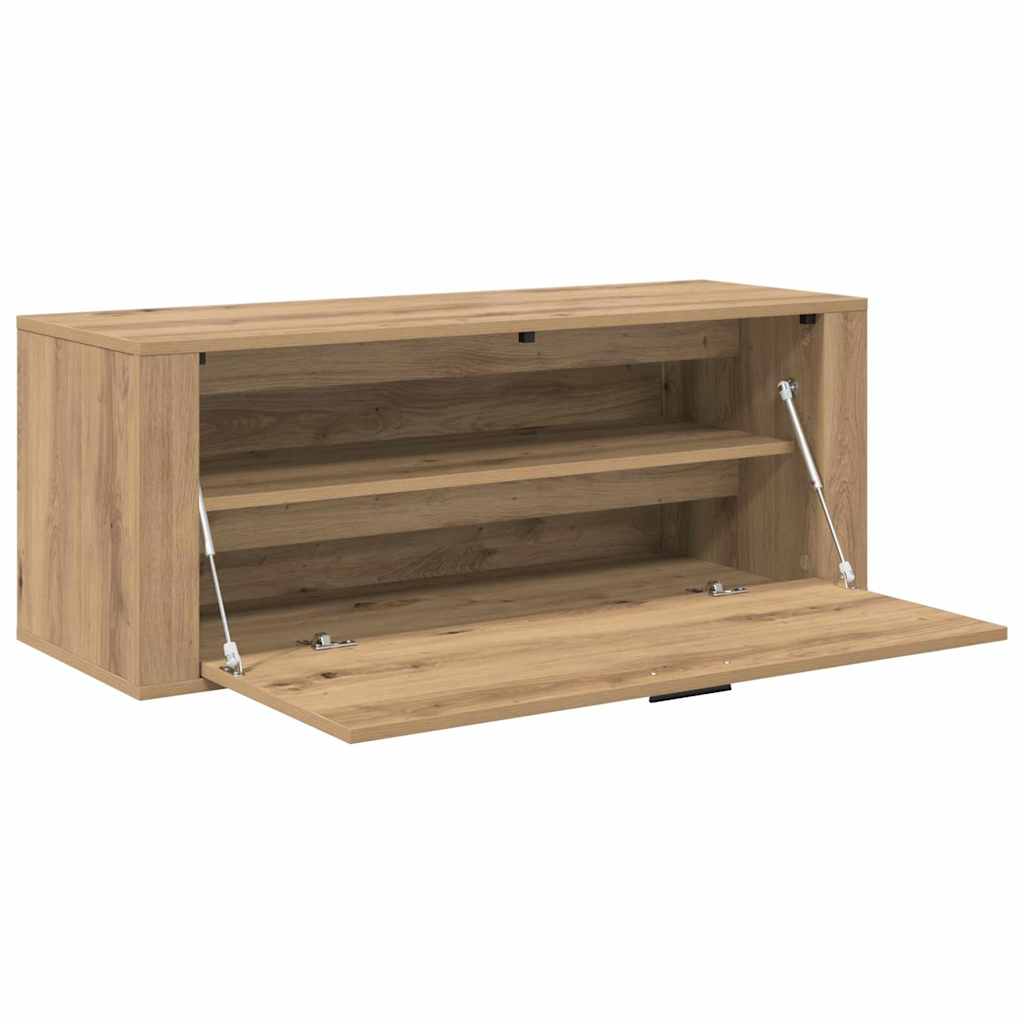 Sko skab med hylde artisan eg 100 x 35 x 38 cm Konstrueret træ