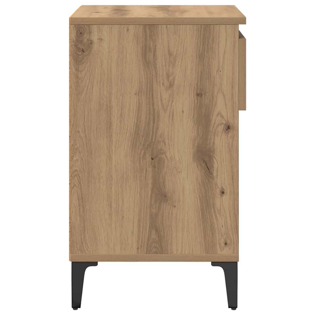 Sko skab med skuffe artisan eg 102 x 36 x 60 cm Konstrueret træ