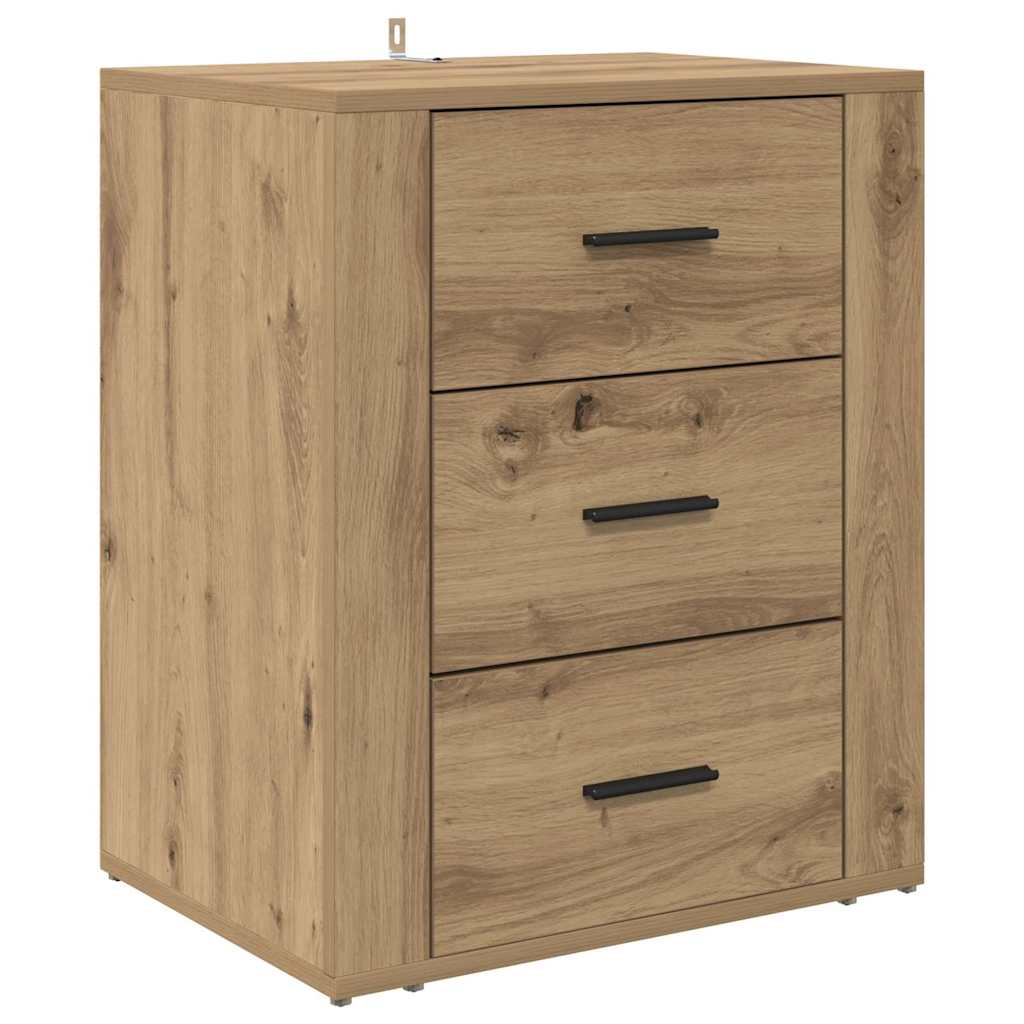 Natskab med skuffe artisan eg 50 x 36 x 60 cm Konstrueret træ