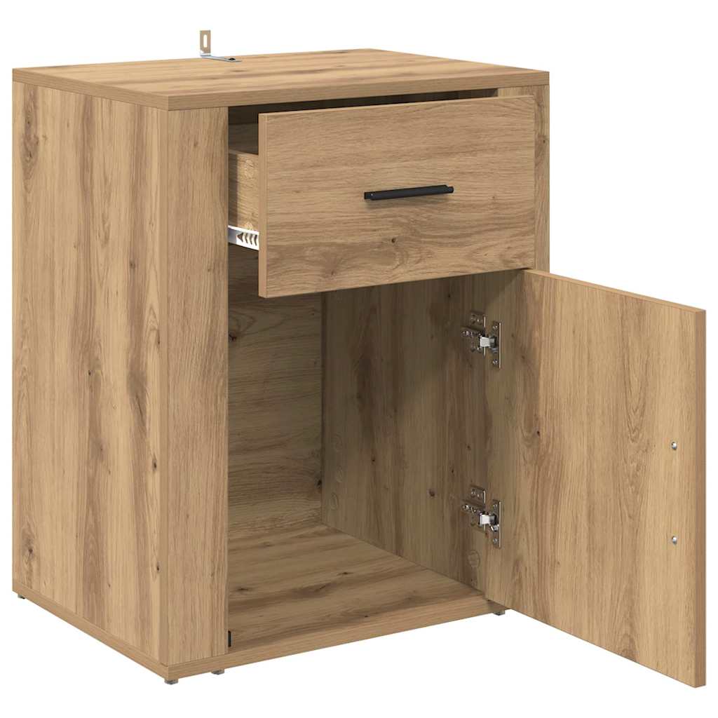 Natskab med skuffe artisan eg 50 x 36 x 60 cm Konstrueret træ
