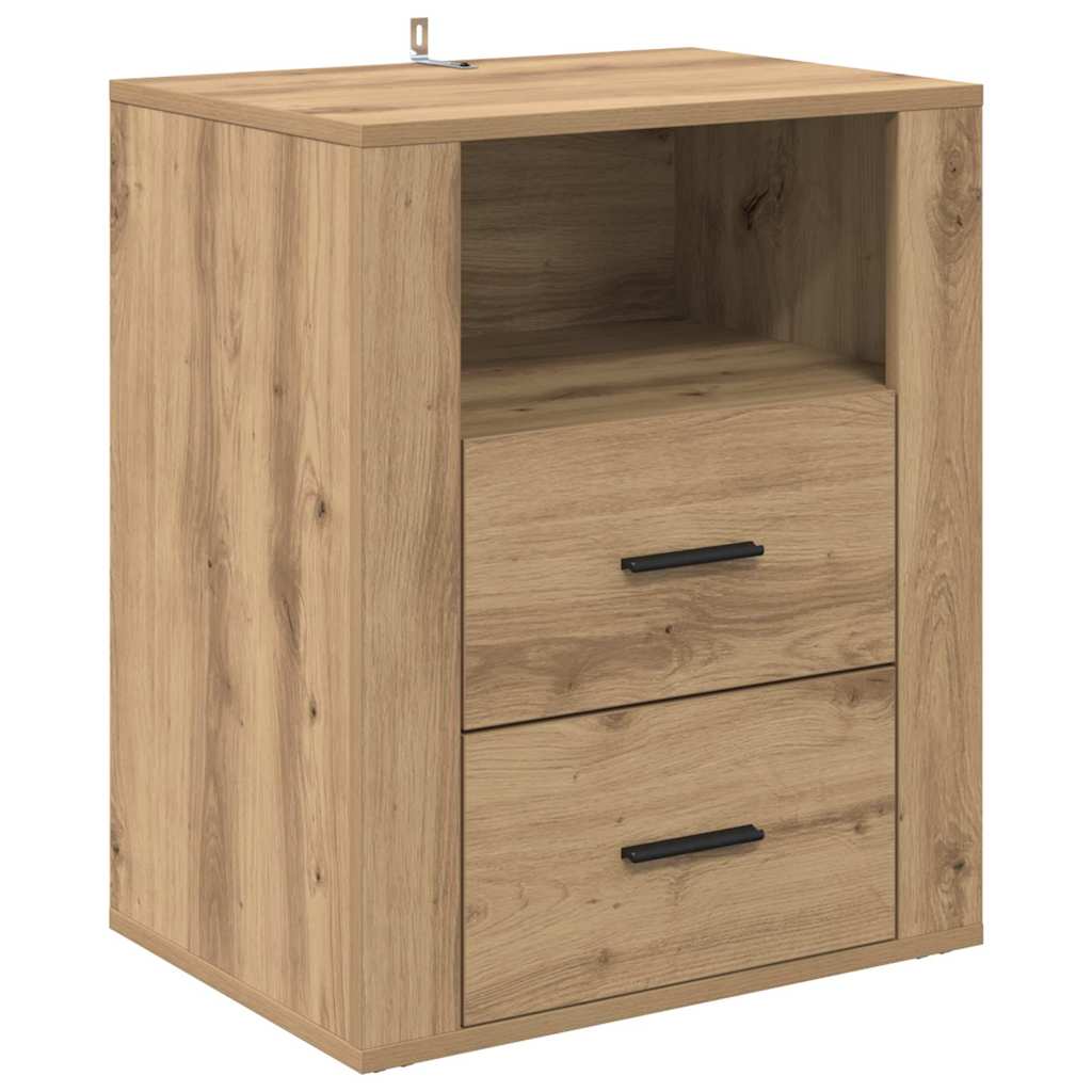 Natskab med skuffe artisan eg 50 x 36 x 60 cm Konstrueret træ
