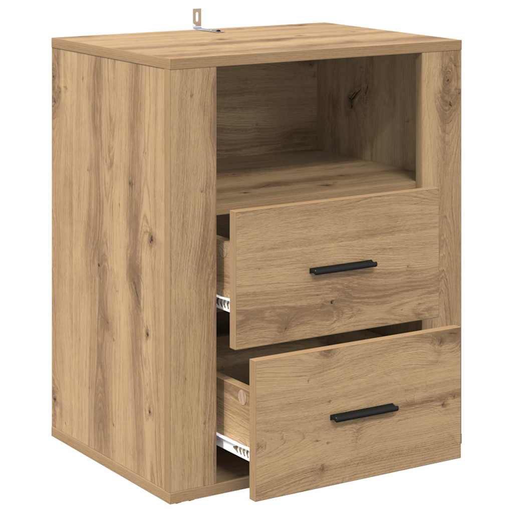 Natskab med skuffe artisan eg 50 x 36 x 60 cm Konstrueret træ