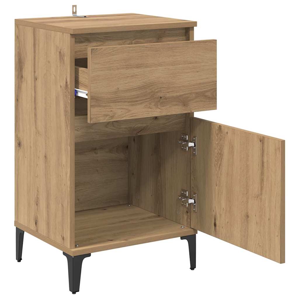 Natskab 2 pcs artisan eg 40 x 35 x 70 cm Konstrueret træ