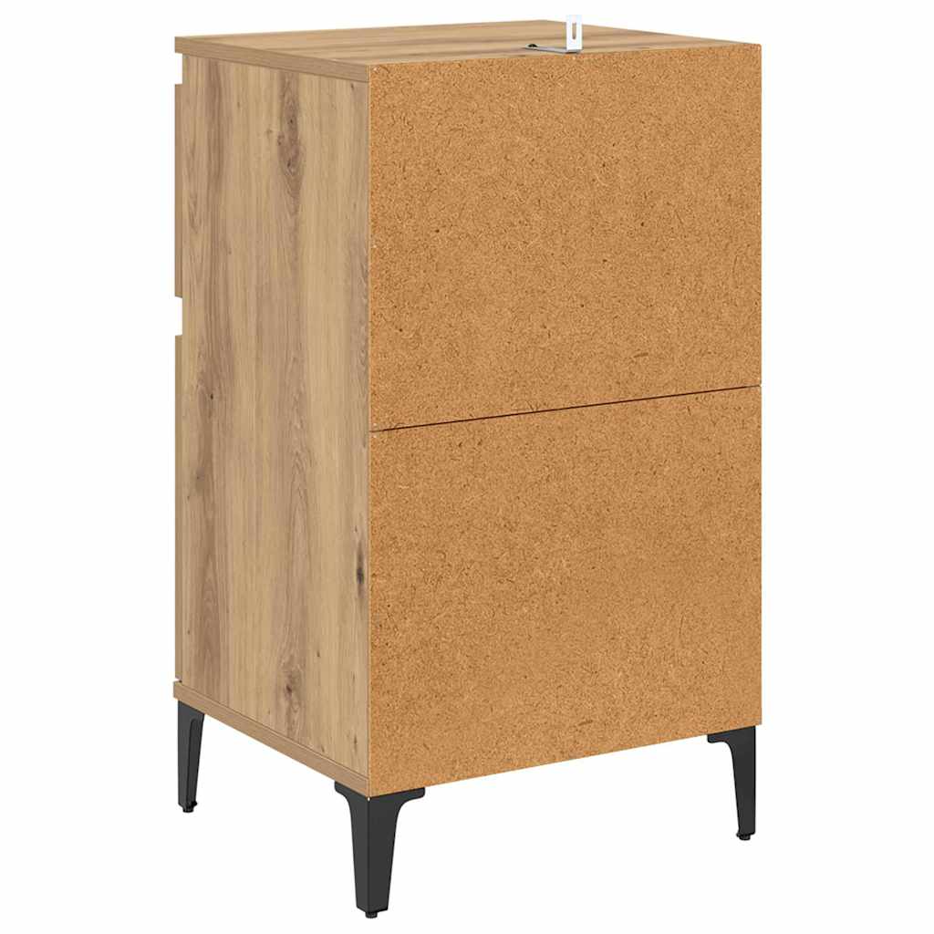 Natskab 2 pcs artisan eg 40 x 35 x 70 cm Konstrueret træ