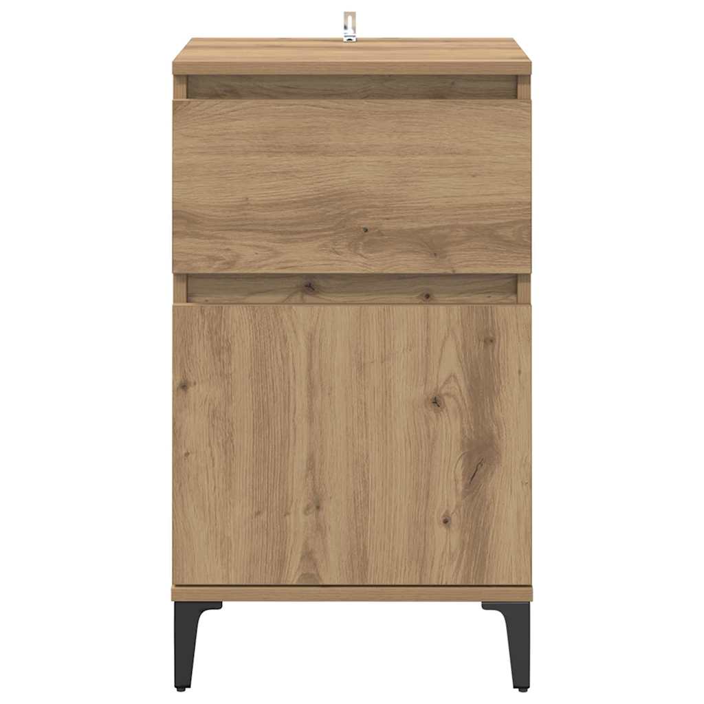 Natskab 2 pcs artisan eg 40 x 35 x 70 cm Konstrueret træ
