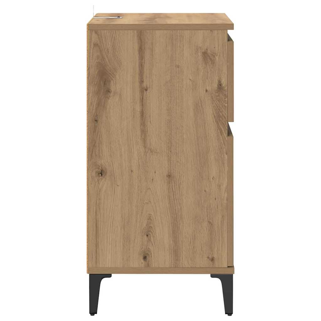 Natskab 2 pcs artisan eg 40 x 35 x 70 cm Konstrueret træ