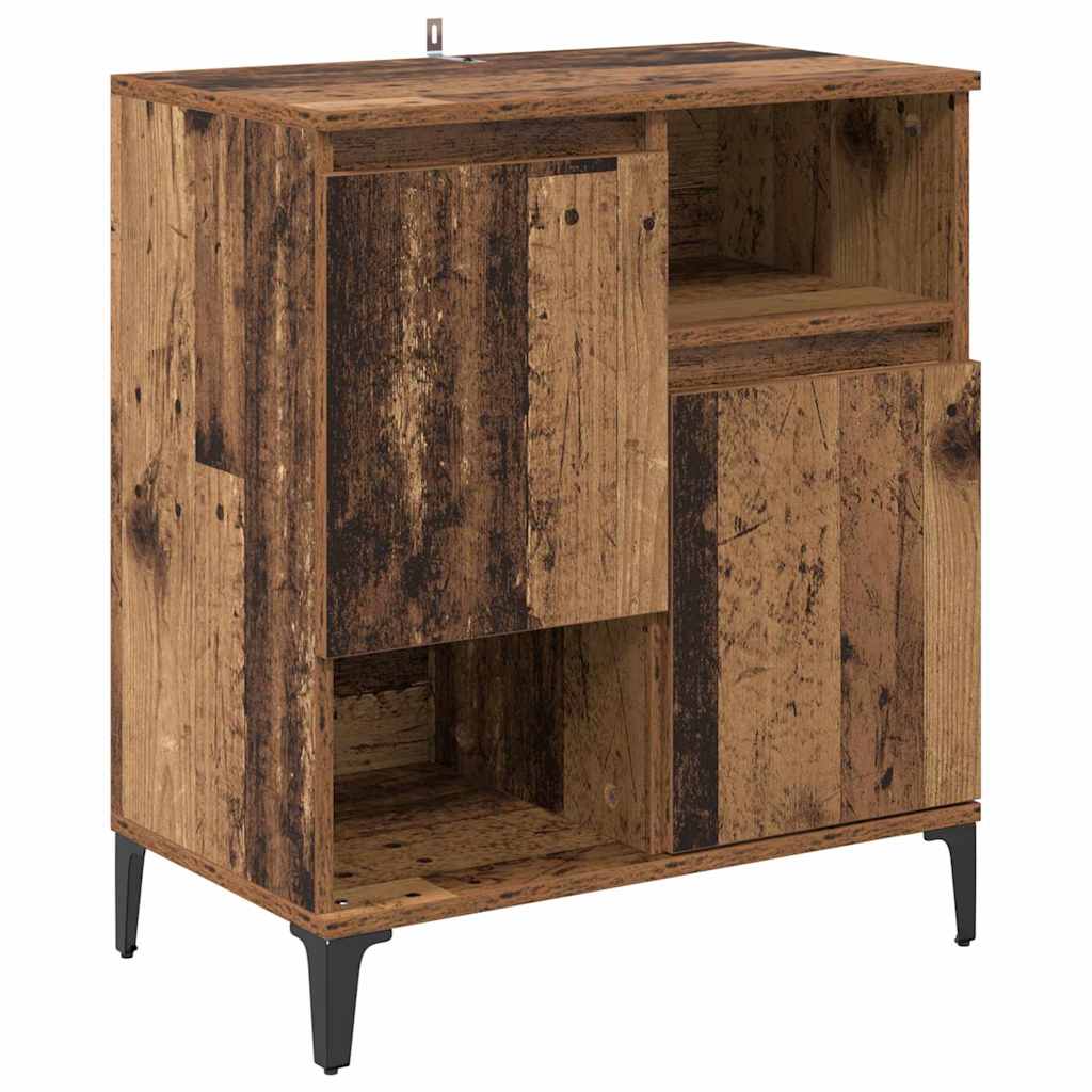 Sideboard Gammelt træ 60 x 35 x 70 cm Konstrueret træ