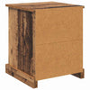Natskab 2 pcs Gammelt træ 39 x 39 x 47.5 cm Konstrueret træ