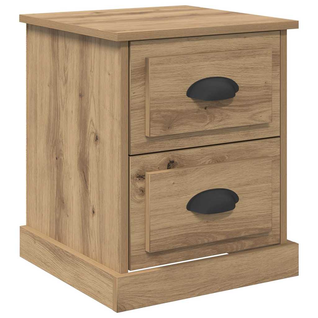 Natskab 2 pcs artisan eg 39 x 39 x 47.5 cm Konstrueret træ
