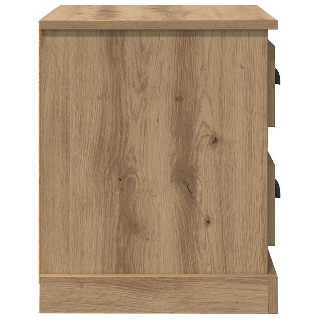Natskab 2 pcs artisan eg 39 x 39 x 47.5 cm Konstrueret træ