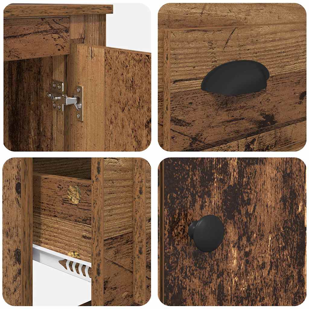 Highboard Gammelt træ 60 x 35,5 x 103,5 cm Konstrueret træ