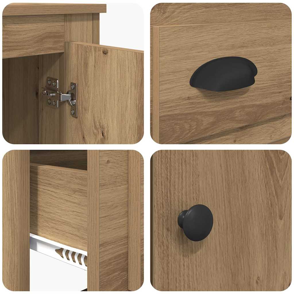 Highboard Artisan Egetræ 60 x 35,5 x 103,5 cm Konstrueret træ