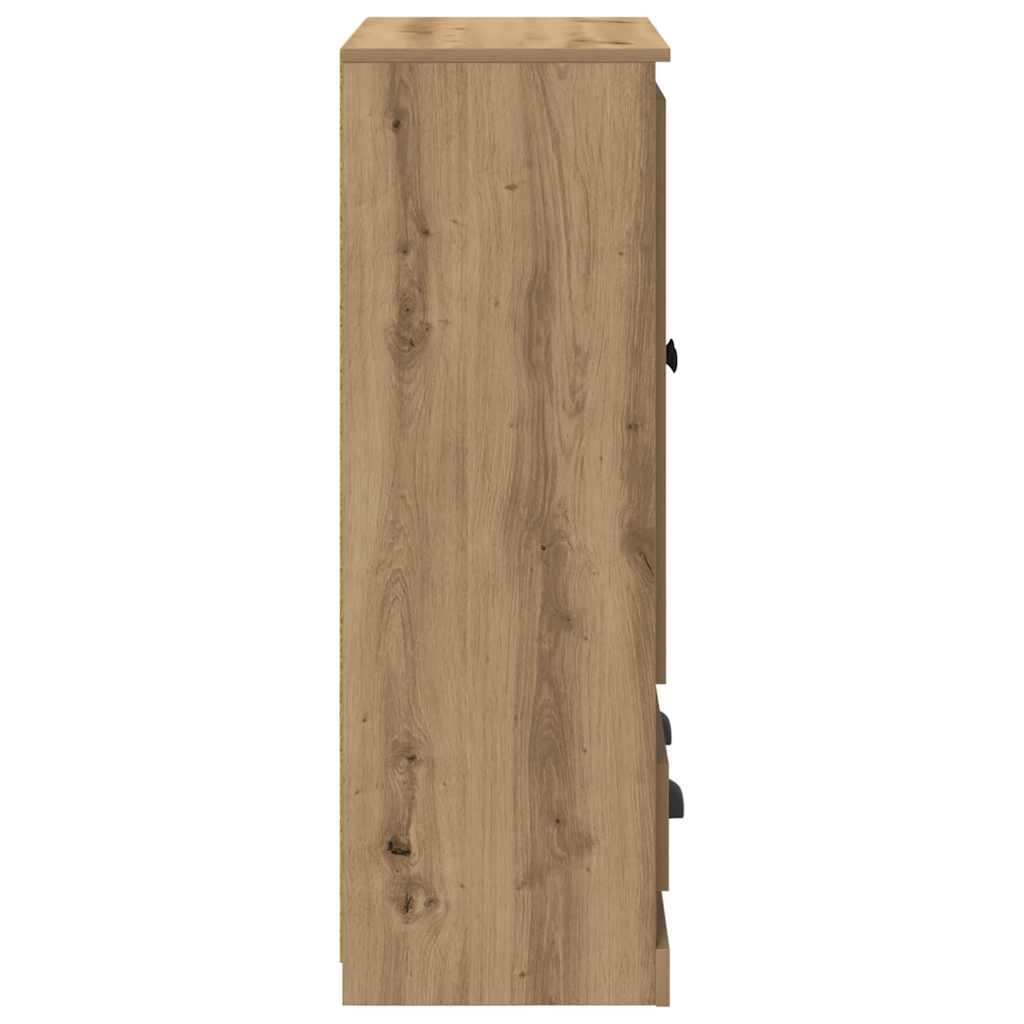 Highboard Artisan Egetræ 60 x 35,5 x 103,5 cm Konstrueret træ