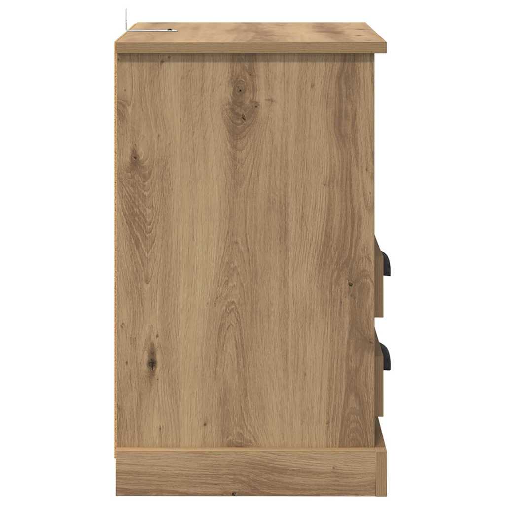 Natskab 2 pcs artisan eg 43 x 36 x 60 cm Konstrueret træ