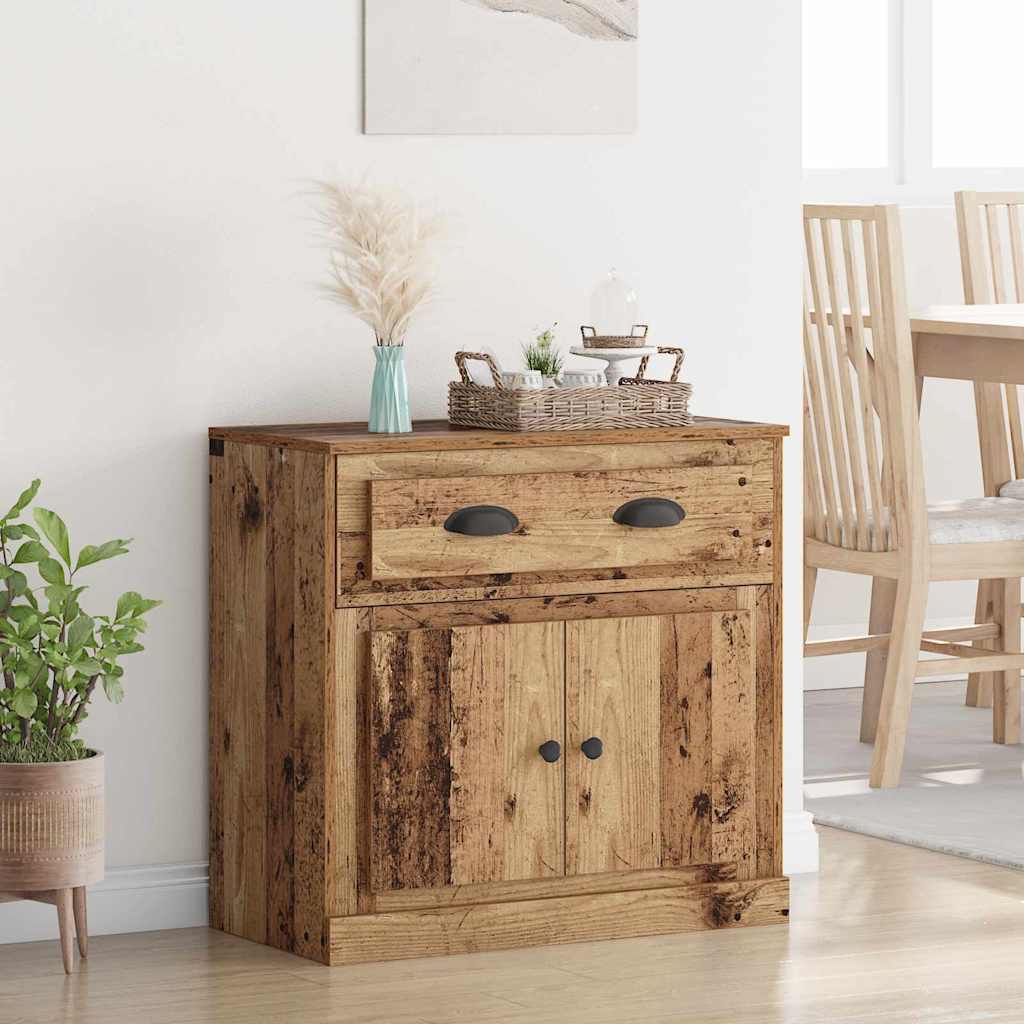 Highboard Gammelt træ 70 x 35,5 x 67,5 cm Konstrueret træ