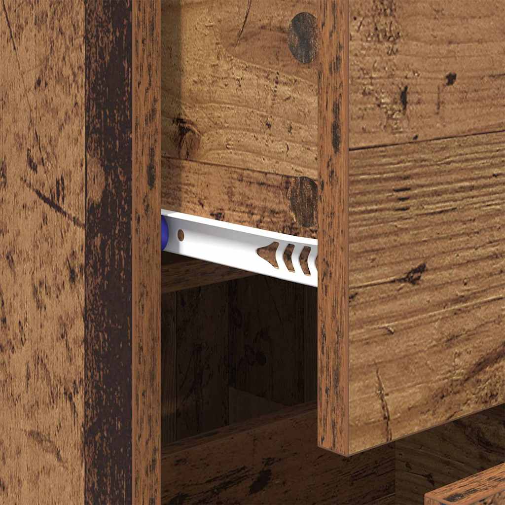 Sideboard Gammelt træ 34 x 34.5 x 90 cm Konstrueret træ