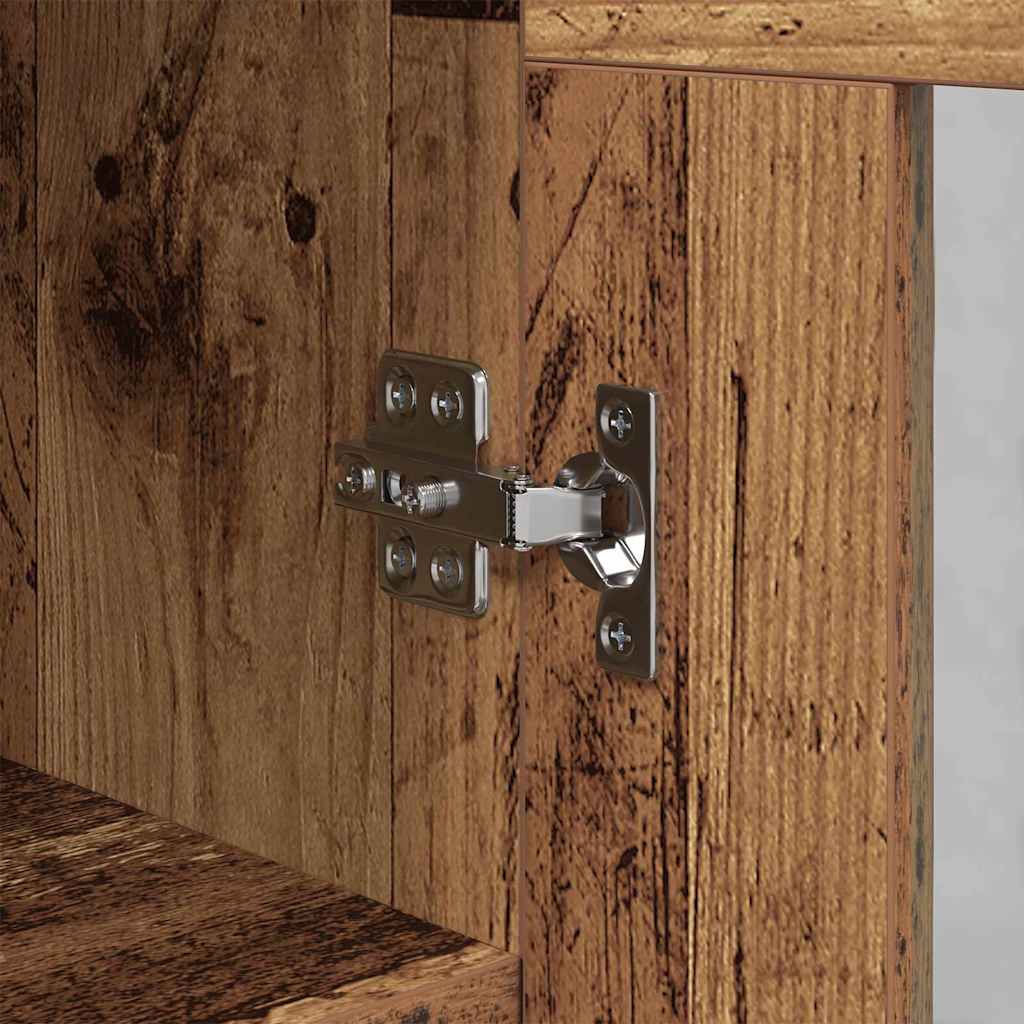 Sideboard Gammelt træ 34 x 34.5 x 90 cm Konstrueret træ