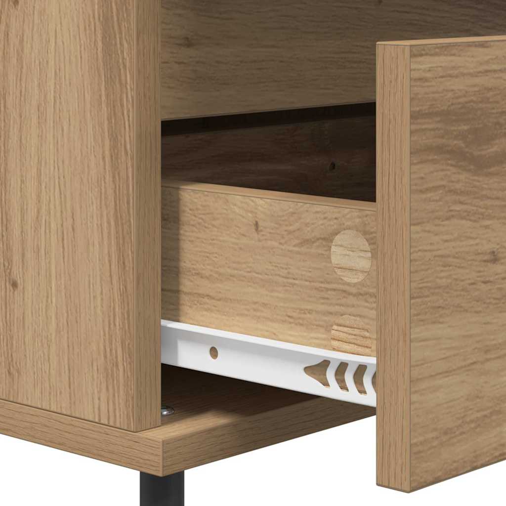 Sideboard med skuffe artisan eg 35 x 40 x 70 cm Konstrueret træ