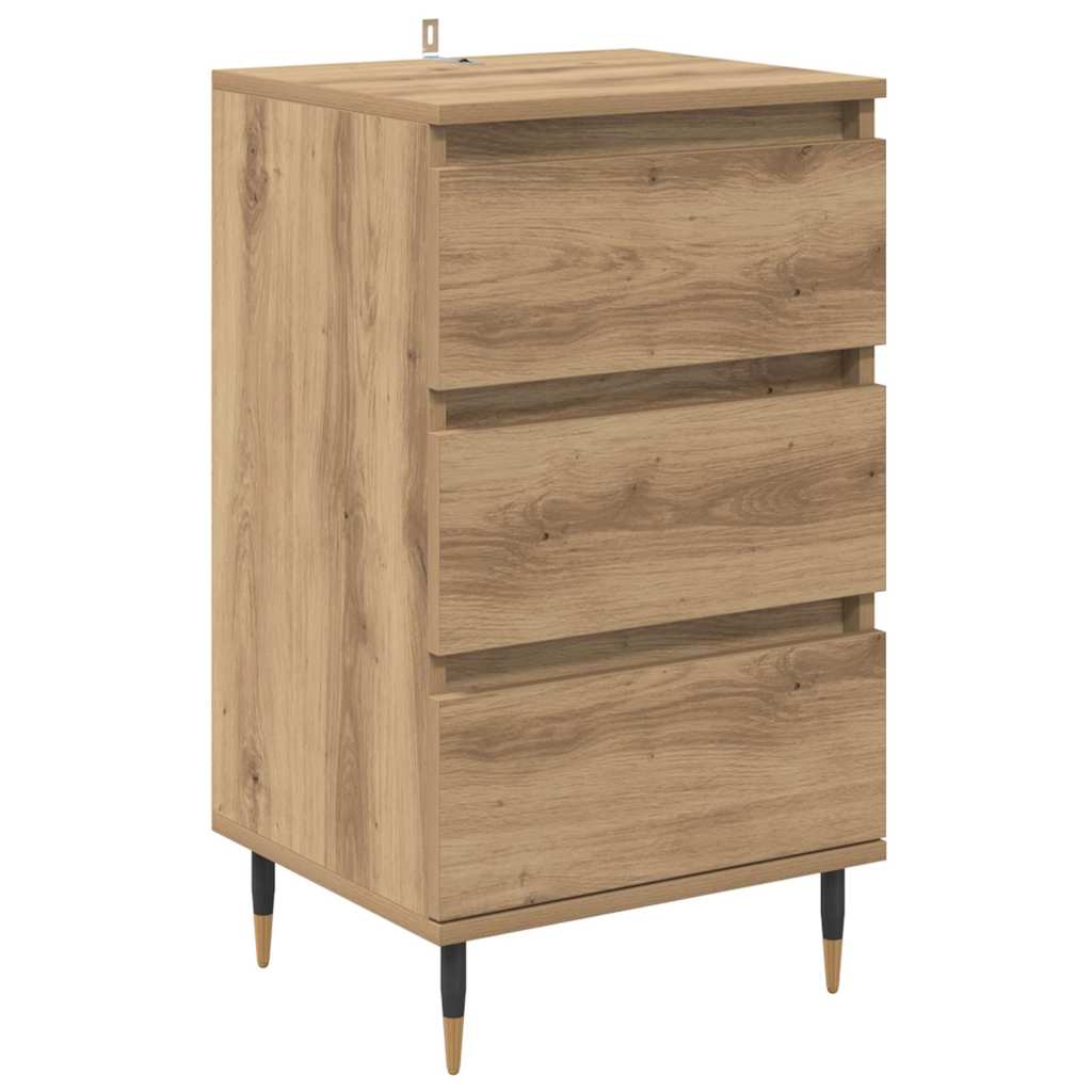 Sideboard med skuffe artisan eg 35 x 40 x 70 cm Konstrueret træ