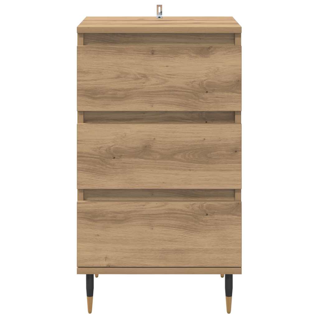 Sideboard med skuffe artisan eg 35 x 40 x 70 cm Konstrueret træ