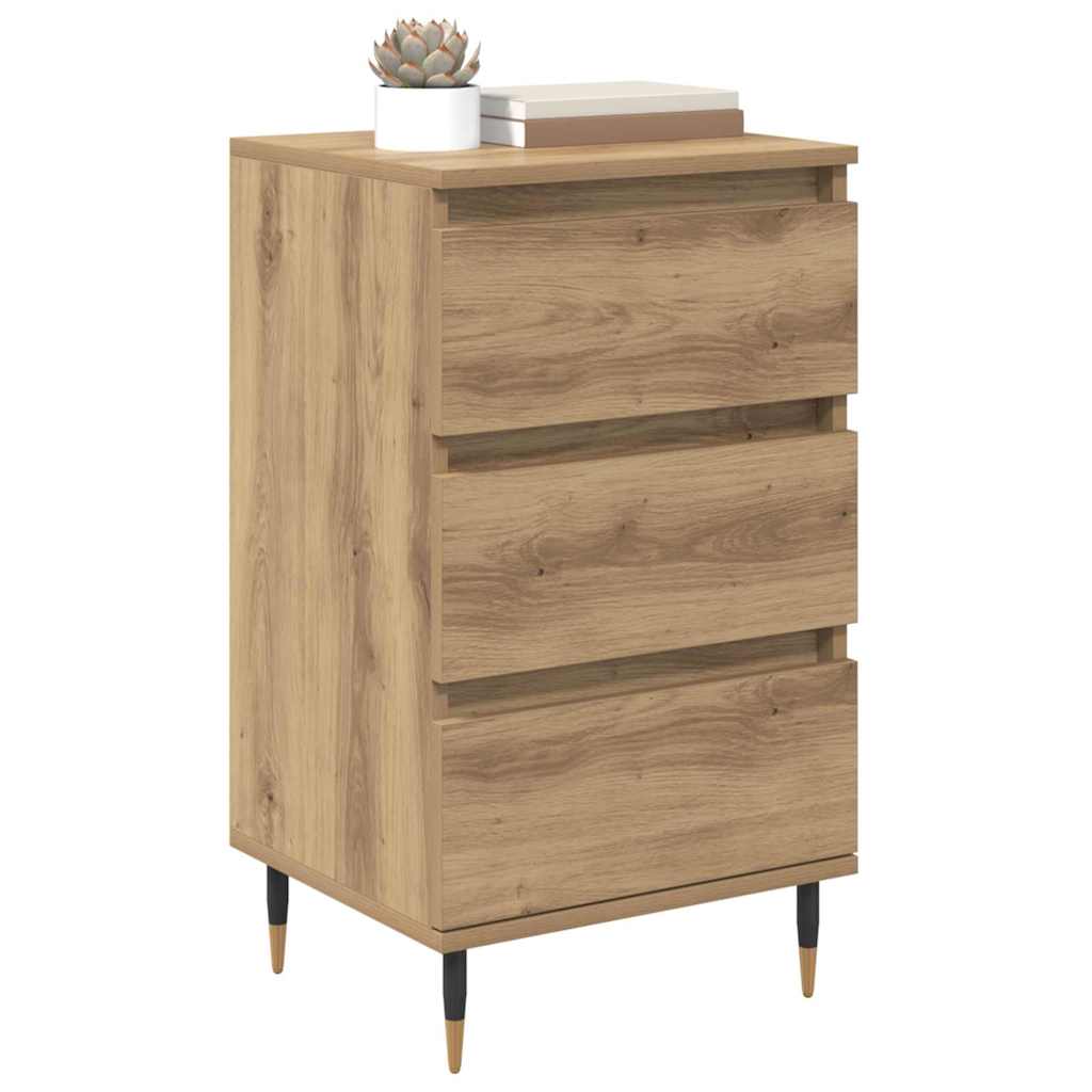 Sideboard med skuffe artisan eg 35 x 40 x 70 cm Konstrueret træ