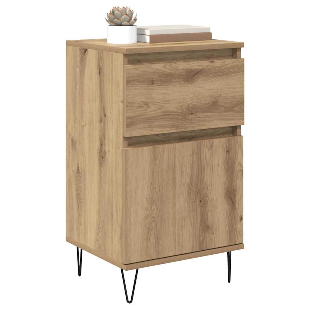 Sideboard med skuffe artisan eg 35 x 40 x 70 cm Konstrueret træ