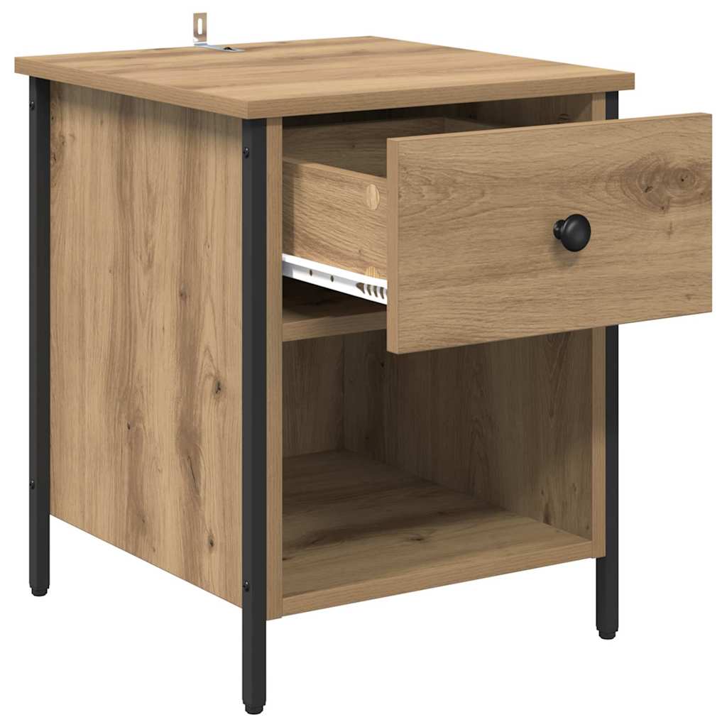 Natskab 2 pcs artisan eg 40 x 42 x 50 cm Konstrueret træ