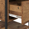 Natskab 2 pcs Gammelt træ 40 x 42 x 56 cm Konstrueret træ