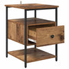 Natskab 2 pcs Gammelt træ 40 x 42 x 56 cm Konstrueret træ