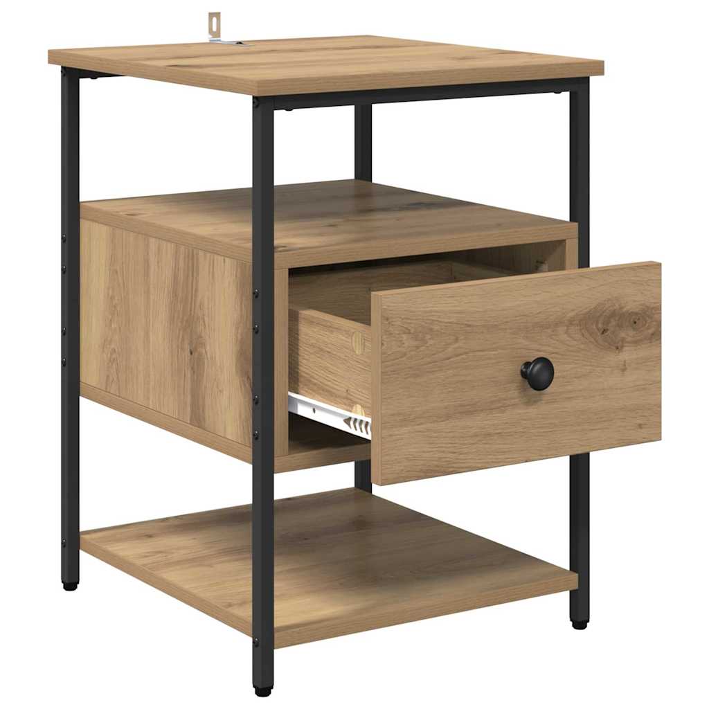 Natskab 2 pcs artisan eg 40 x 42 x 56 cm Konstrueret træ