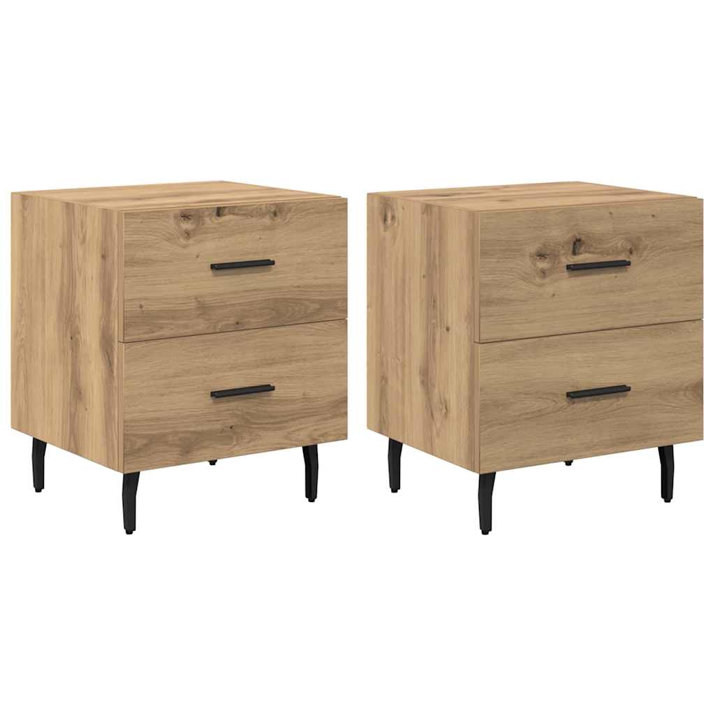 Natskab 2 pcs artisan eg 40 x 35 x 47,5 cm Konstrueret træ