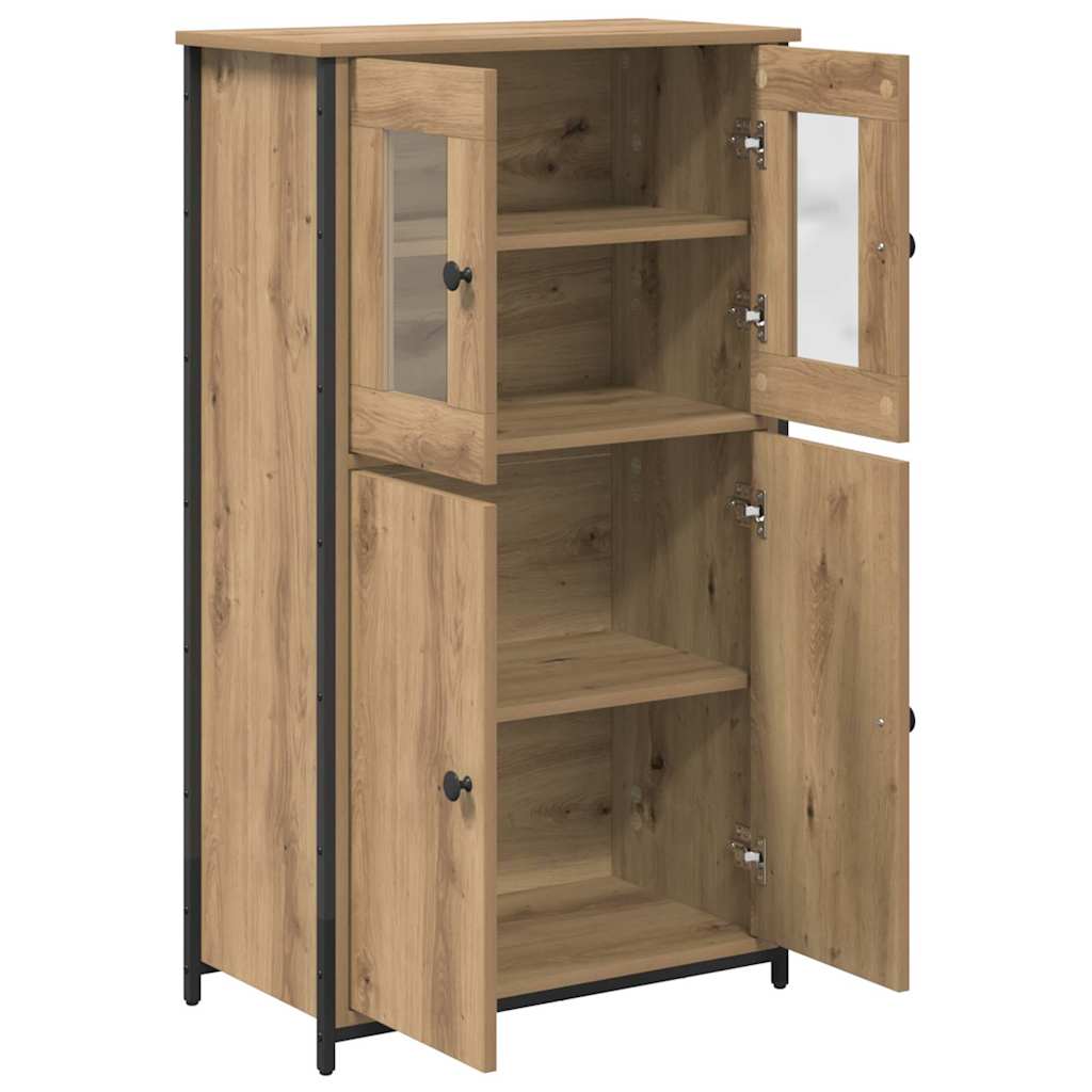 Highboard Artisan Egetræ 62 x 32 x 106,5 cm Konstrueret træ