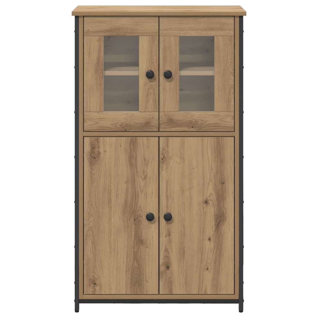 Highboard Artisan Egetræ 62 x 32 x 106,5 cm Konstrueret træ