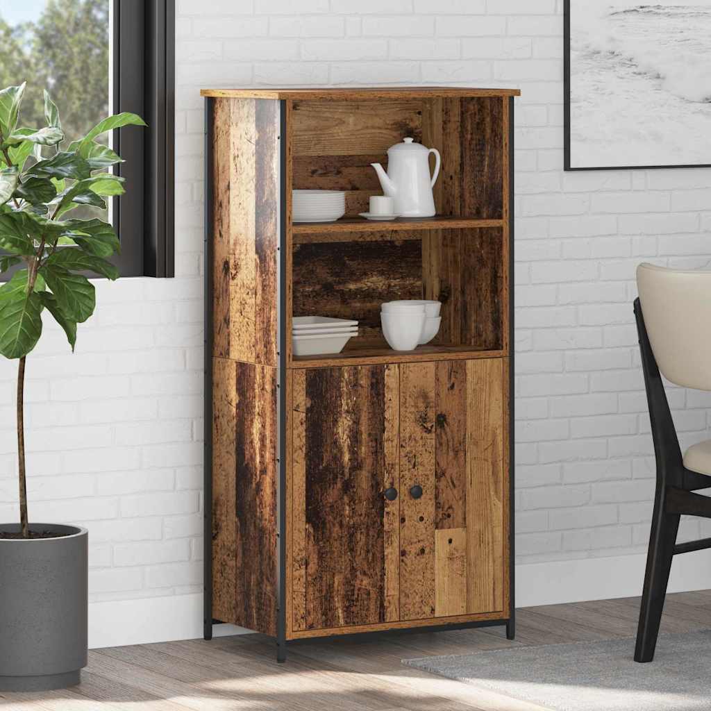 Highboard Gammelt træ 62 x 36 x 121,5 cm Konstrueret træ
