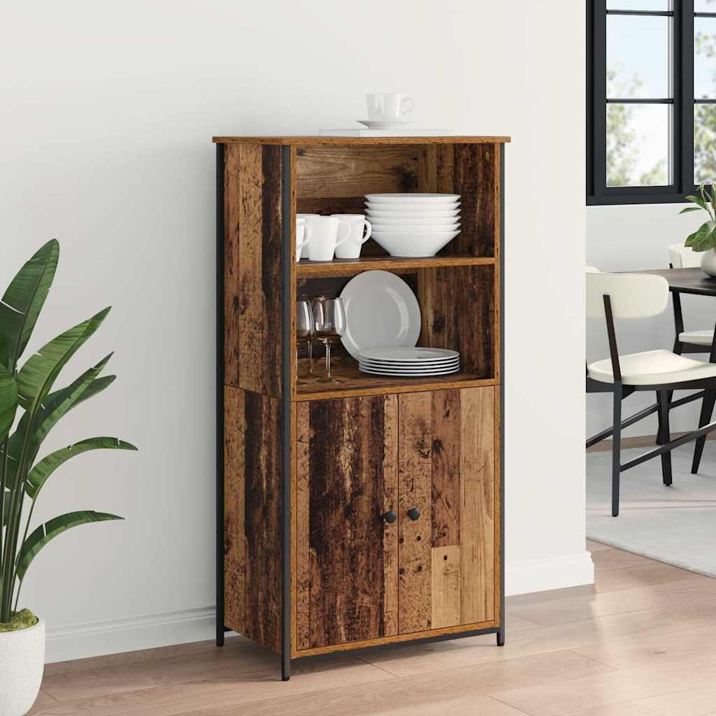 Highboard Gammelt træ 62 x 36 x 121,5 cm Konstrueret træ